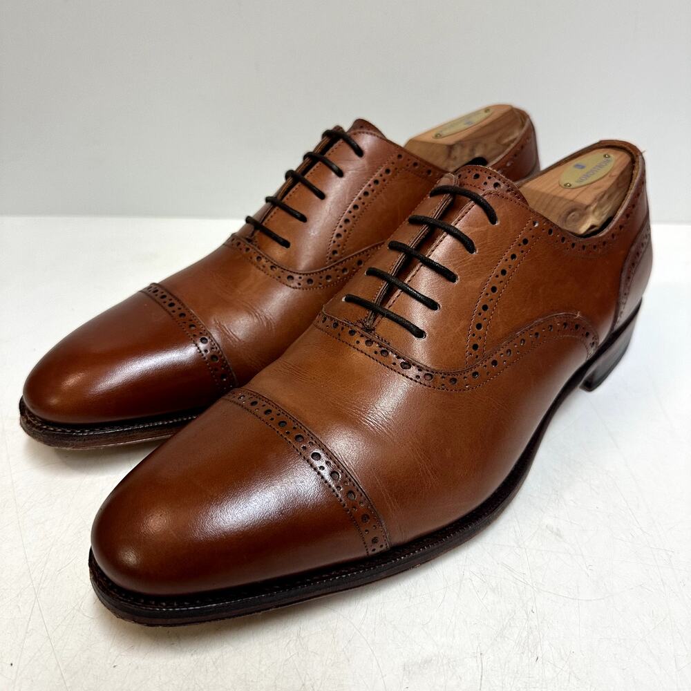 EXCELLENT Meermin Oxford Tan Antique Calf Goodyear welt 101513 UK 9.5 US 10.5 D